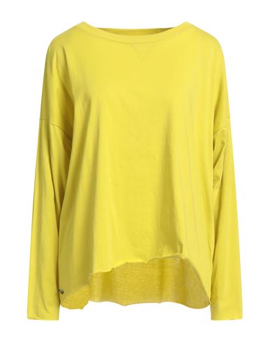Manila Grace Woman T-shirt Yellow Size M Cotton