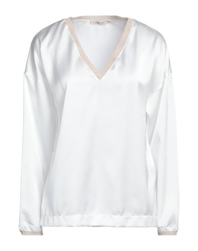 No-nà Woman Top Off White Size M Polyester