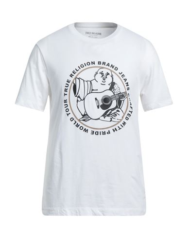 True Religion Man T-shirt White Size S Cotton