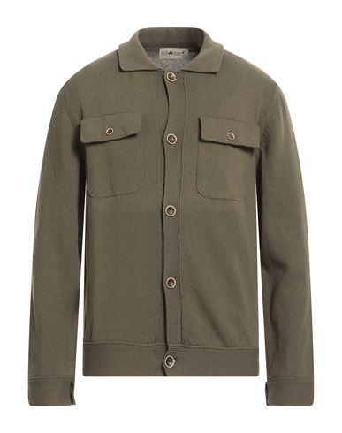 Irish Crone Man Shirt Military Green Size S Cotton