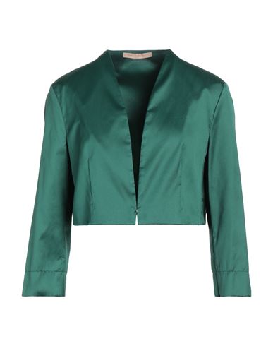 Pennyblack Woman Blazer Emerald Green Size 6 Polyester, Polyamide