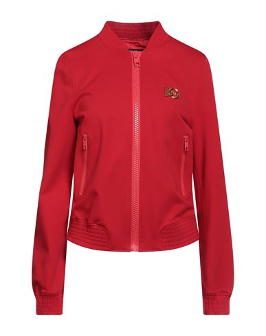 Dolce & Gabbana Woman Sweatshirt Red Size 2 Viscose, Polyamide, Elastane