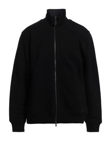 Brioni Man Sweatshirt Black Size 3xl Cotton, Polyester