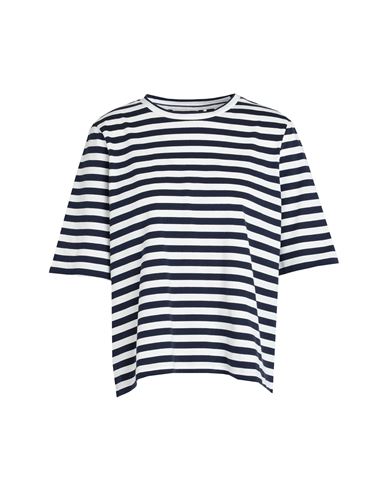 Vero Moda Woman T-shirt Navy Blue Size Xs Cotton