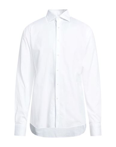 Boglioli Man Shirt White Size 17 Cotton