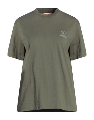 T-shirts Damen Militärgrün S Damen