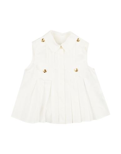 Elisabetta Franchi Babies'  Toddler Girl Shirt White Size 4 Cotton