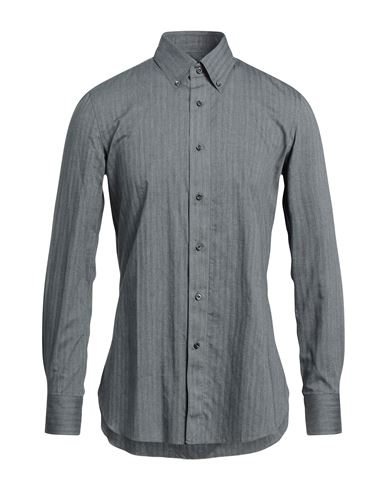 Boglioli Man Shirt Grey Size 15 ¾ Cotton