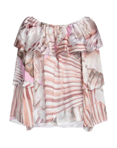 Blumarine Woman Blouse Pink Size 4 Silk