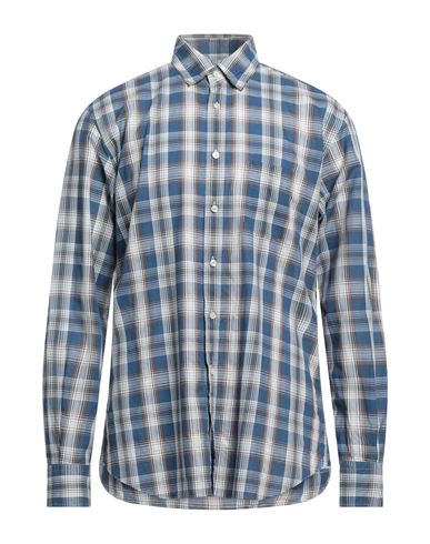 Xacus Man Shirt Blue Size 16 ½ Cotton, Linen