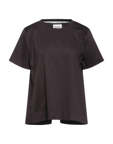 Alessia Santi Woman T-shirt Black Size 6 Cotton