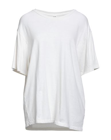 Re/done By Hanes Woman T-shirt White Size L Cotton