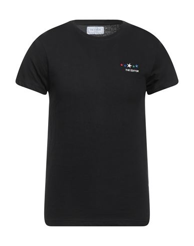 Shop The Editor Man T-shirt Black Size Xxl Cotton