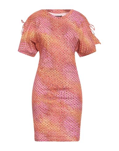 Isabel Marant Woman Short Dress Fuchsia Size M Cotton In Pink