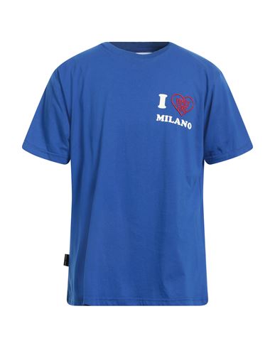 Family First Milano Man T-shirt Blue Size Xs Cotton