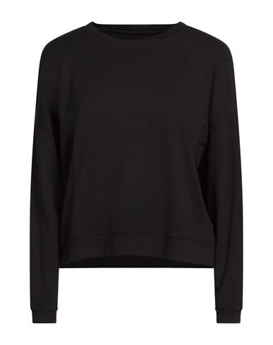 Majestic Filatures Woman Sweatshirt Black Size 2 Viscose, Elastane
