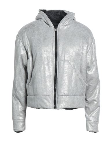 Shop Virna Drò® Virna Drò Woman Jacket Silver Size 3 Cotton