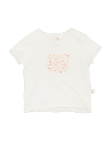 Teddy & Minou Babies'  Newborn Girl T-shirt White Size 3 Cotton