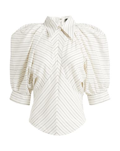 Isabel Marant Woman Top Ivory Size 8 Silk, Cupro In White