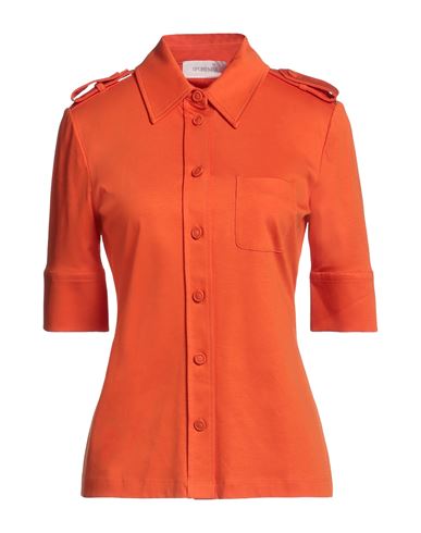Sportmax Woman Shirt Orange Size Xl Modal, Cotton