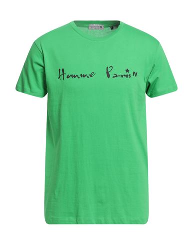 Daniele Alessandrini Homme Man T-shirt Green Size M Cotton