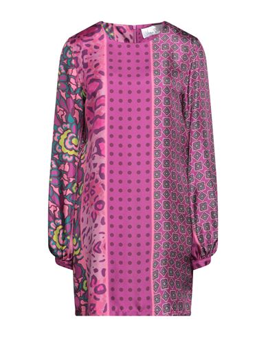 Virna Drò® Virna Drò Woman Mini Dress Deep Purple Size 4 Silk