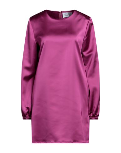 Virna Drò® Virna Drò Woman Mini Dress Mauve Size 6 Polyester, Elastane In Purple