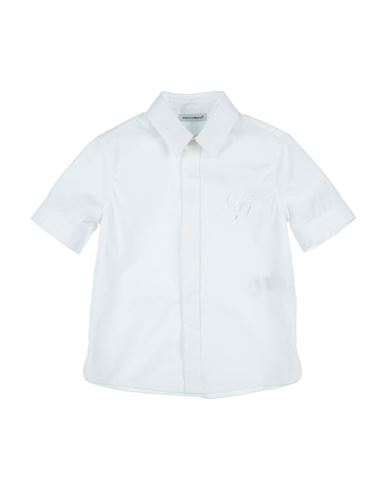 Dolce & Gabbana Babies'  Toddler Boy Shirt White Size 3 Cotton