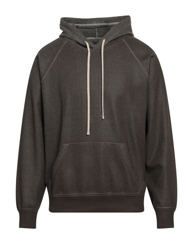 Mille900quindici Man Sweatshirt Dark Brown Size S Cotton, Polyester