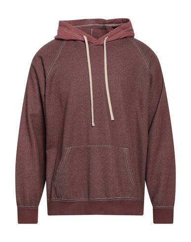 Mille900quindici Man Sweatshirt Burgundy Size S Cotton, Polyester In Brown