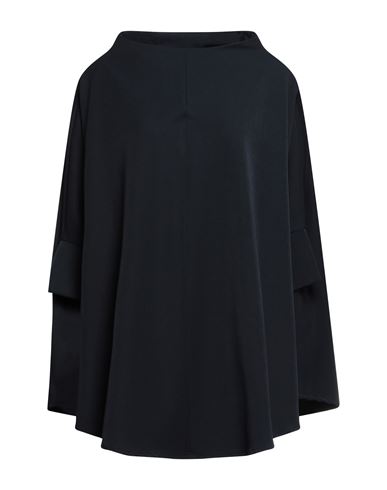 Alessio Bardelle Woman T-shirt Midnight Blue Size M Viscose, Polyester In Black