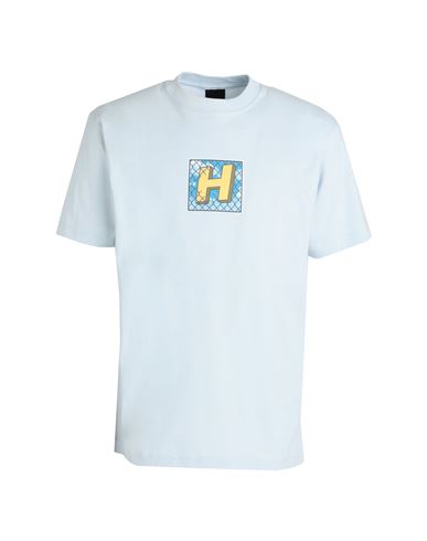 Huf Man T-shirt Sky Blue Size S Cotton