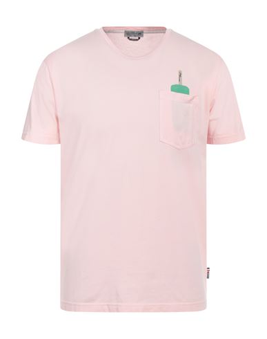Daniele Alessandrini Homme Man T-shirt Pink Size Xl Cotton