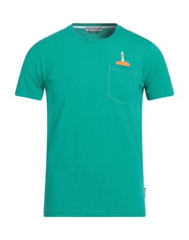 Daniele Alessandrini Homme Man T-shirt Green Size S Cotton In Green
