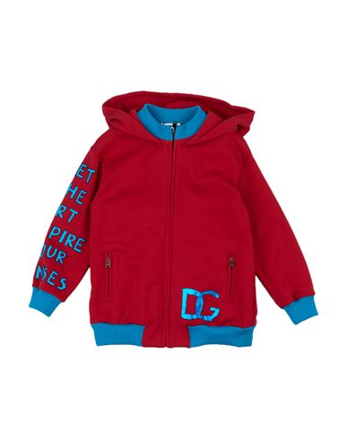 Dolce & Gabbana Babies'  Toddler Girl Sweatshirt Red Size 3 Cotton