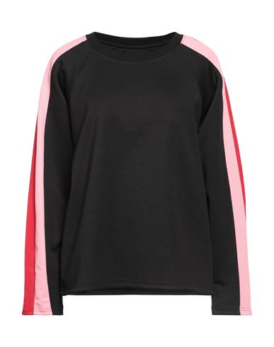 Quantum Courage Woman Sweatshirt Black Size M Cotton, Polyester