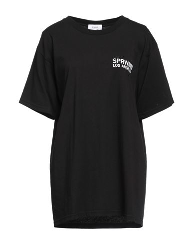 Sprwmn Woman T-shirt Black Size Xs Cotton