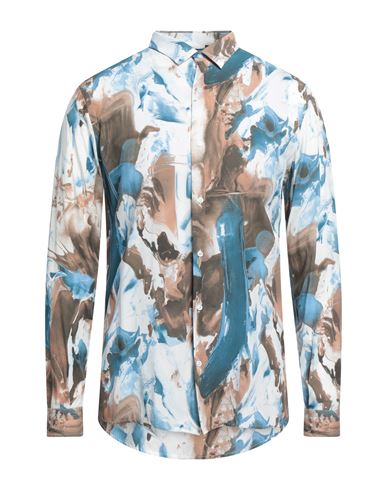 Neill Katter Man Shirt Pastel Blue Size S Polyester