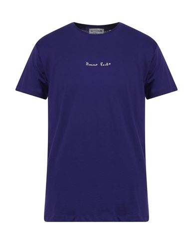 Daniele Alessandrini Homme Man T-shirt Purple Size Xxl Cotton