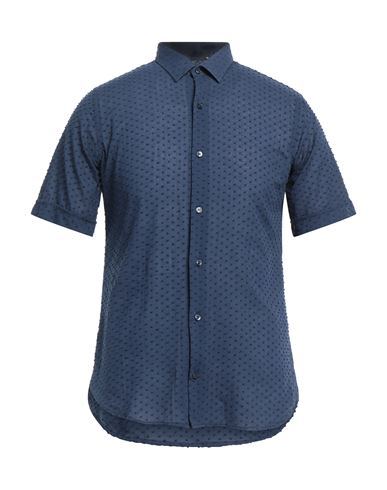 Neill Katter Man Shirt Midnight Blue Size Xl Polyester