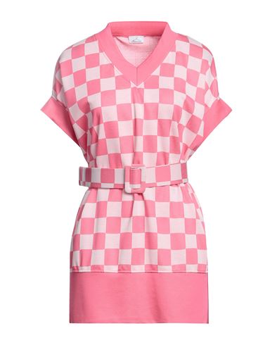 Berna Woman T-shirt Pink Size M Polyester, Viscose, Elastane