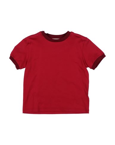 Dolce & Gabbana Babies'  Toddler Boy T-shirt Burgundy Size 3 Cotton In Red