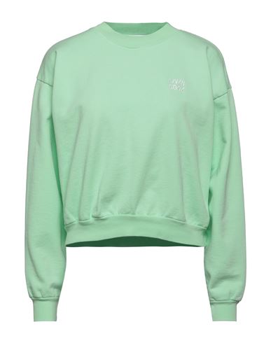 Livincool Woman Sweatshirt Light Green Size S Cotton