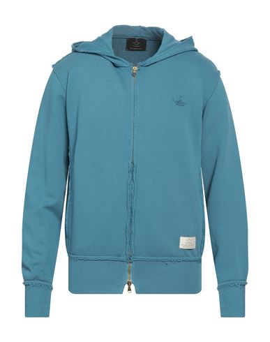 Macchia J Man Sweatshirt Pastel Blue Size S Cotton