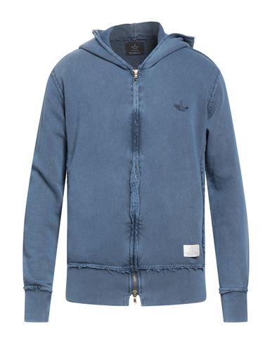 Macchia J Man Sweatshirt Slate Blue Size M Cotton