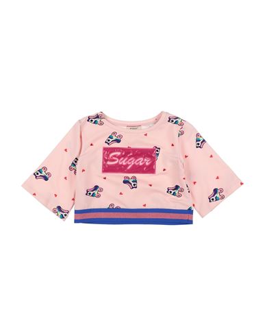 Pinko Up Babies'  Toddler Girl Sweatshirt Light Pink Size 6 Cotton, Elastane