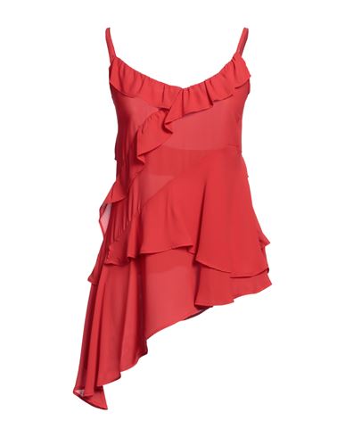 Twenty Easy By Kaos Woman Top Red Size 4 Polyester