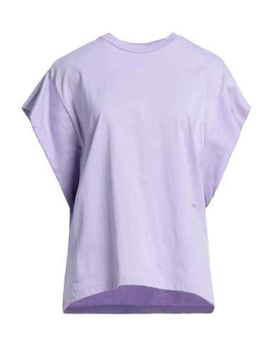 Hinnominate Woman T-shirt Light Purple Size L Cotton