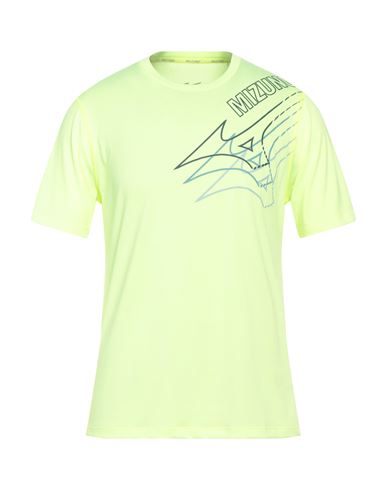 Mizuno Man T-shirt Acid Green Size S Polyester