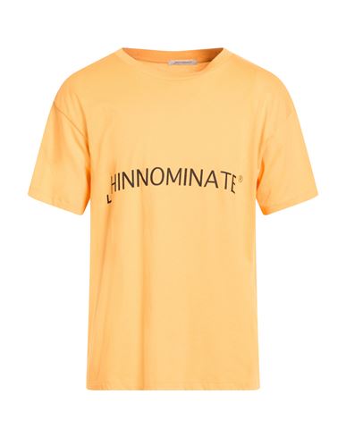 Hinnominate Man T-shirt Mandarin Size Xxl Cotton In Yellow